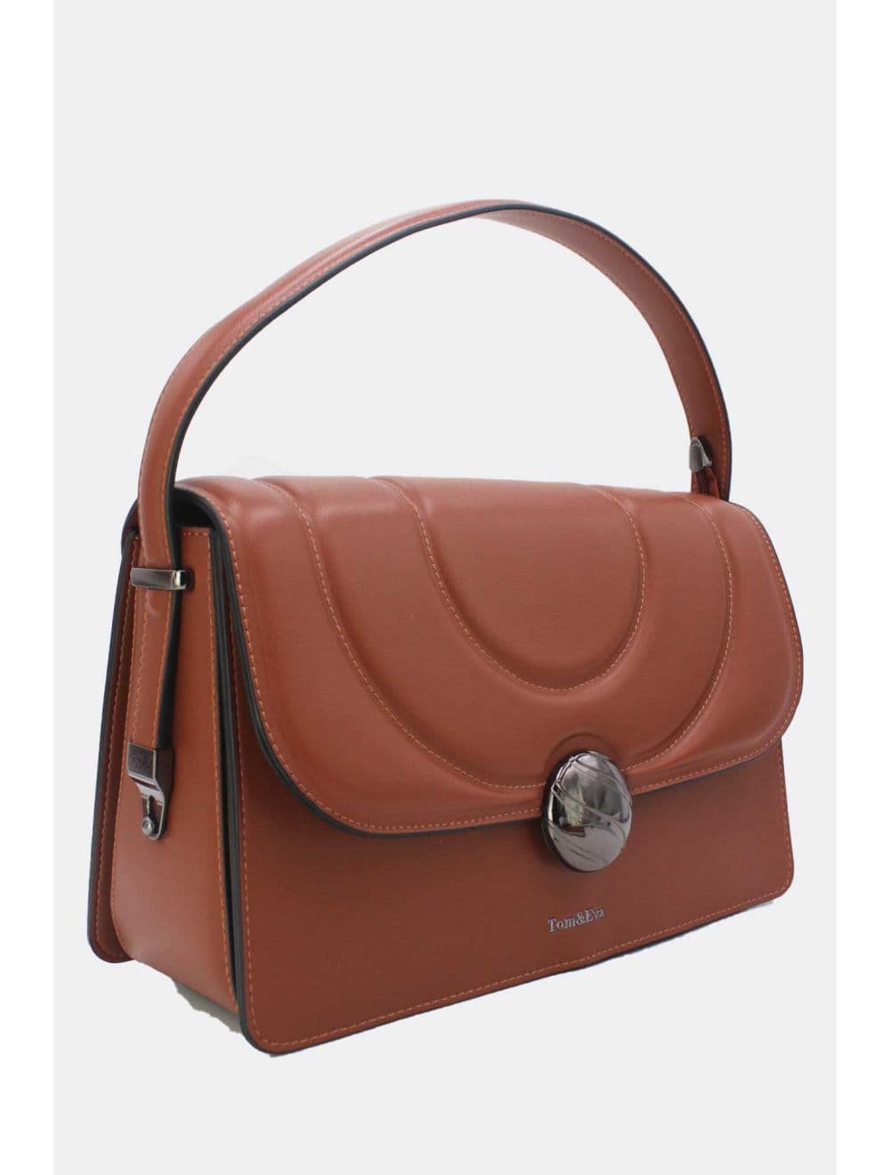 Sac Porté Épaule Bi-matière Femme 25B-6289-Marron — vue 2