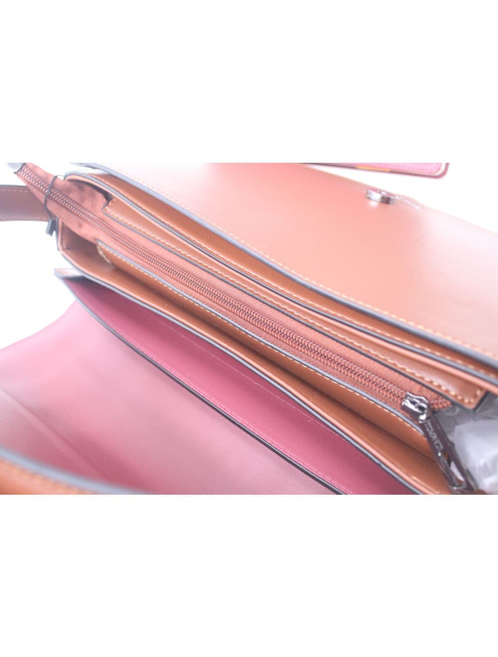 Sac Porté Épaule Bi-matière Femme 25B-6289-Marron — vue 5