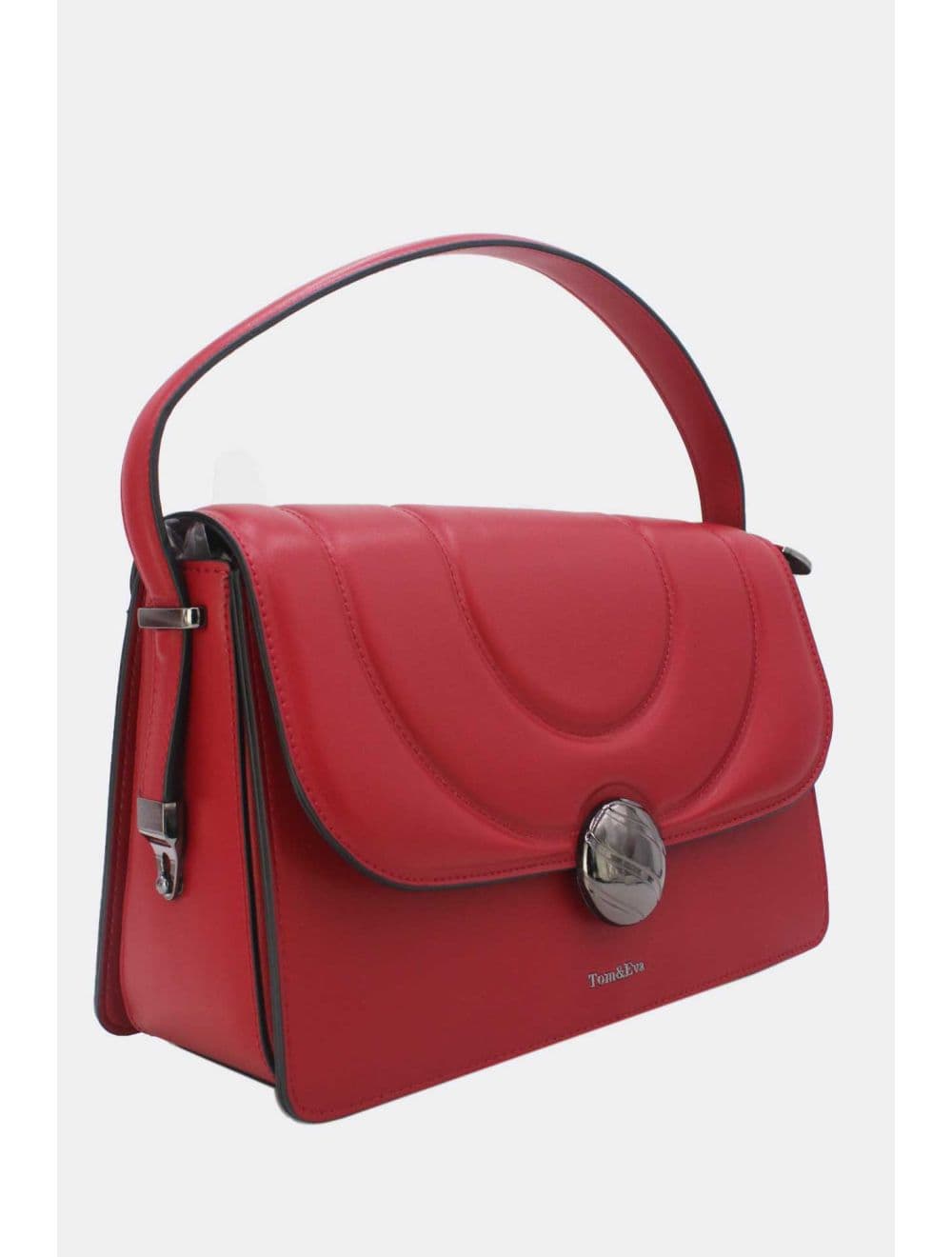 Sac Porté Épaule Bi-matière Femme 25B-6289-Burgundy — vue 2