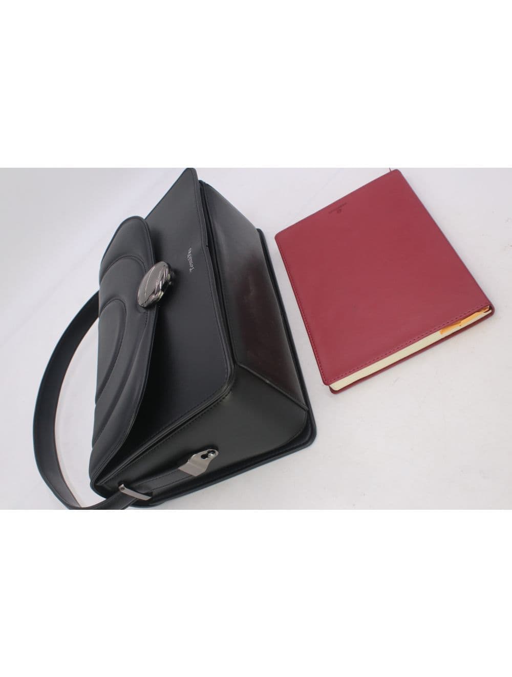 Sac Porté Épaule Bi-matière Femme 25B-6289-Noir — vue 4