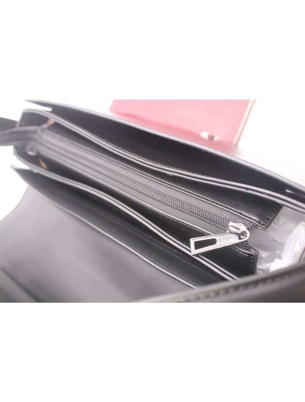 Sac Porté Épaule Bi-matière Femme 25B-6289-Noir — vue 5