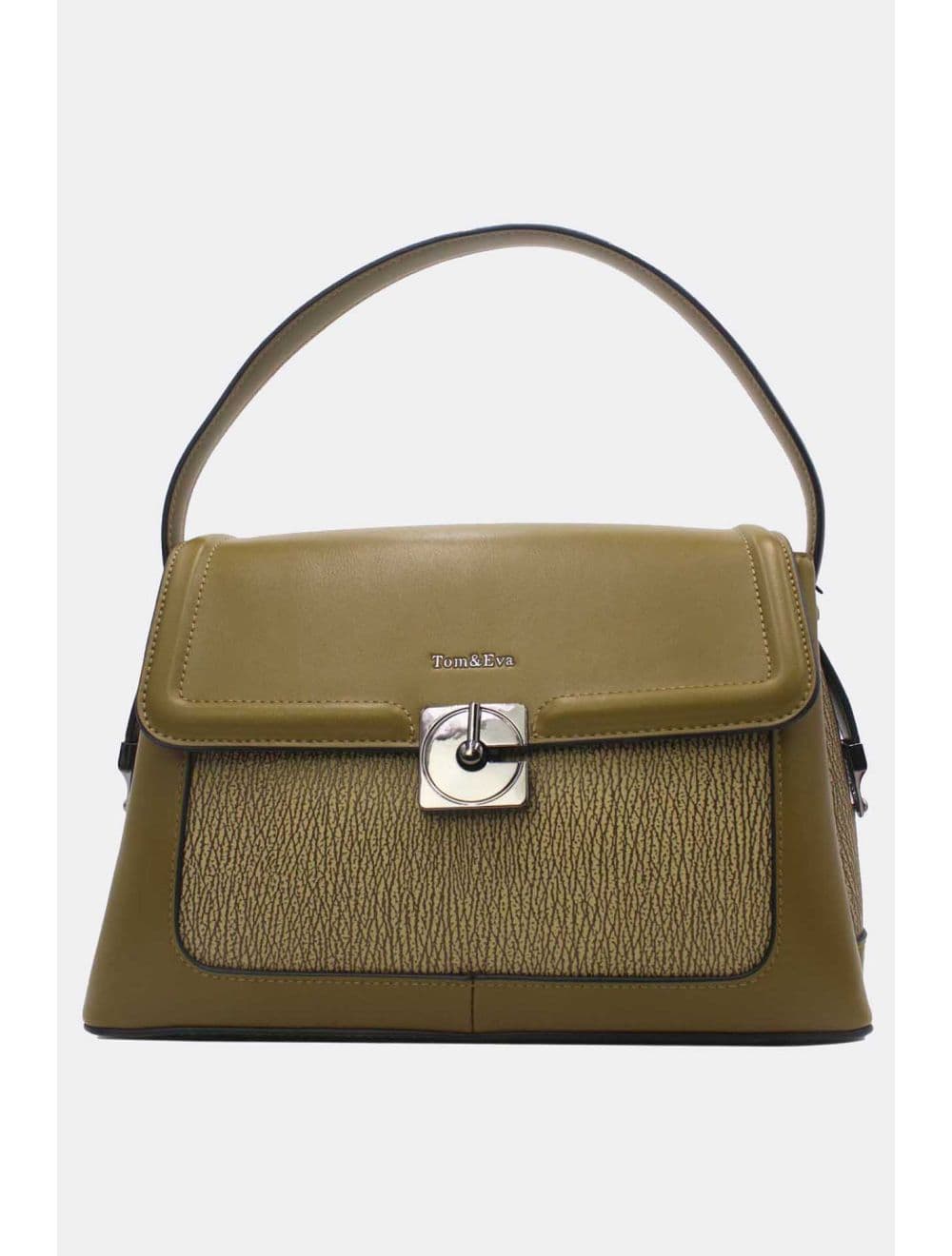 Sac Porté Épaule Bi-matière Femme 25B-6287-Vert