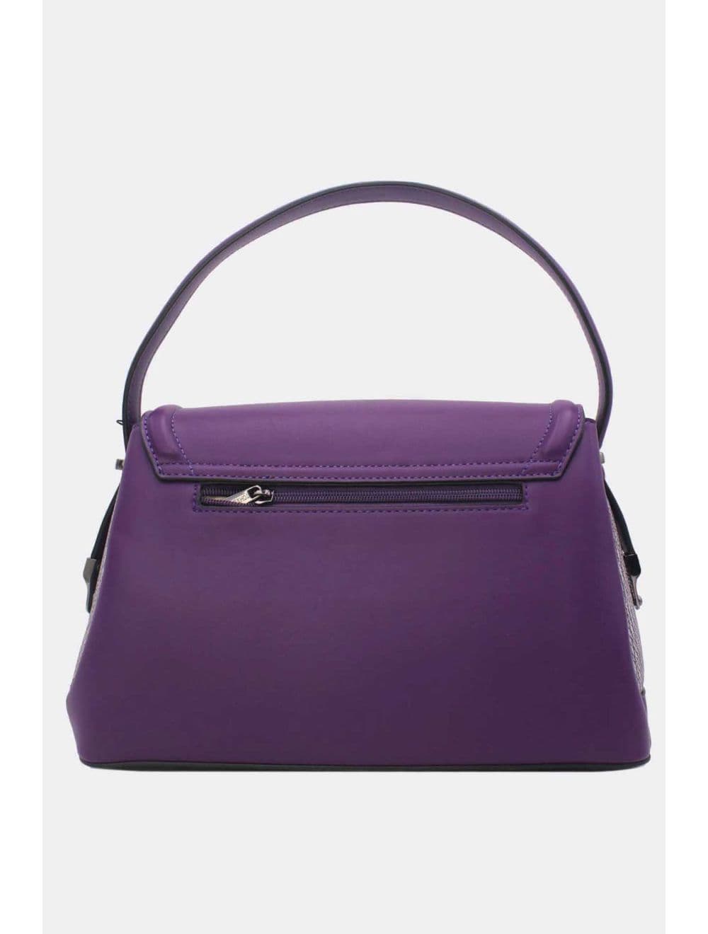 Sac Porté Épaule Bi-matière Femme 25B-6287-Violet — vue 3