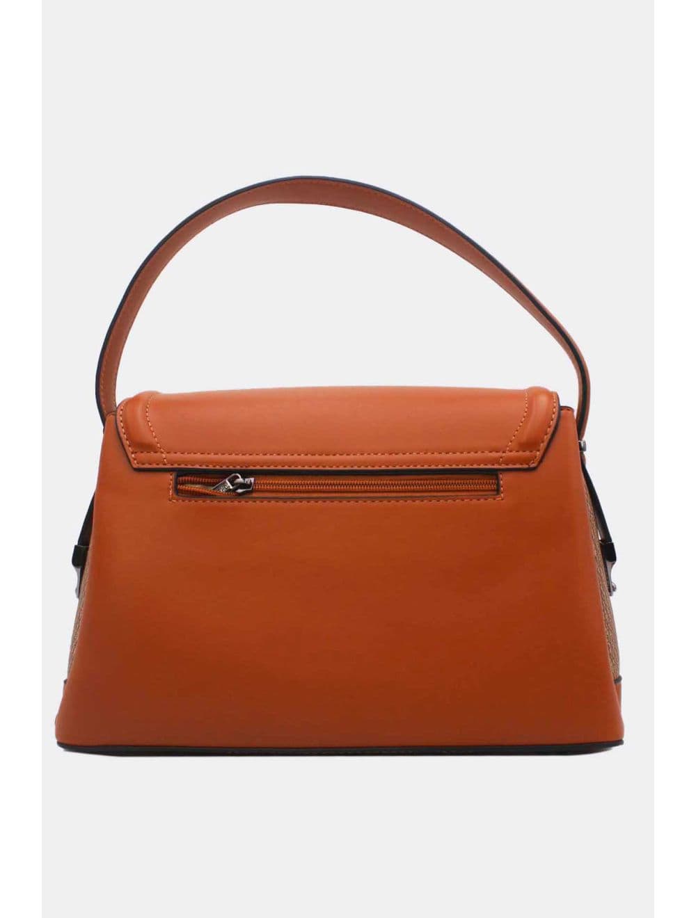 Sac Porté Épaule Bi-matière Femme 25B-6287-Marron — vue 3