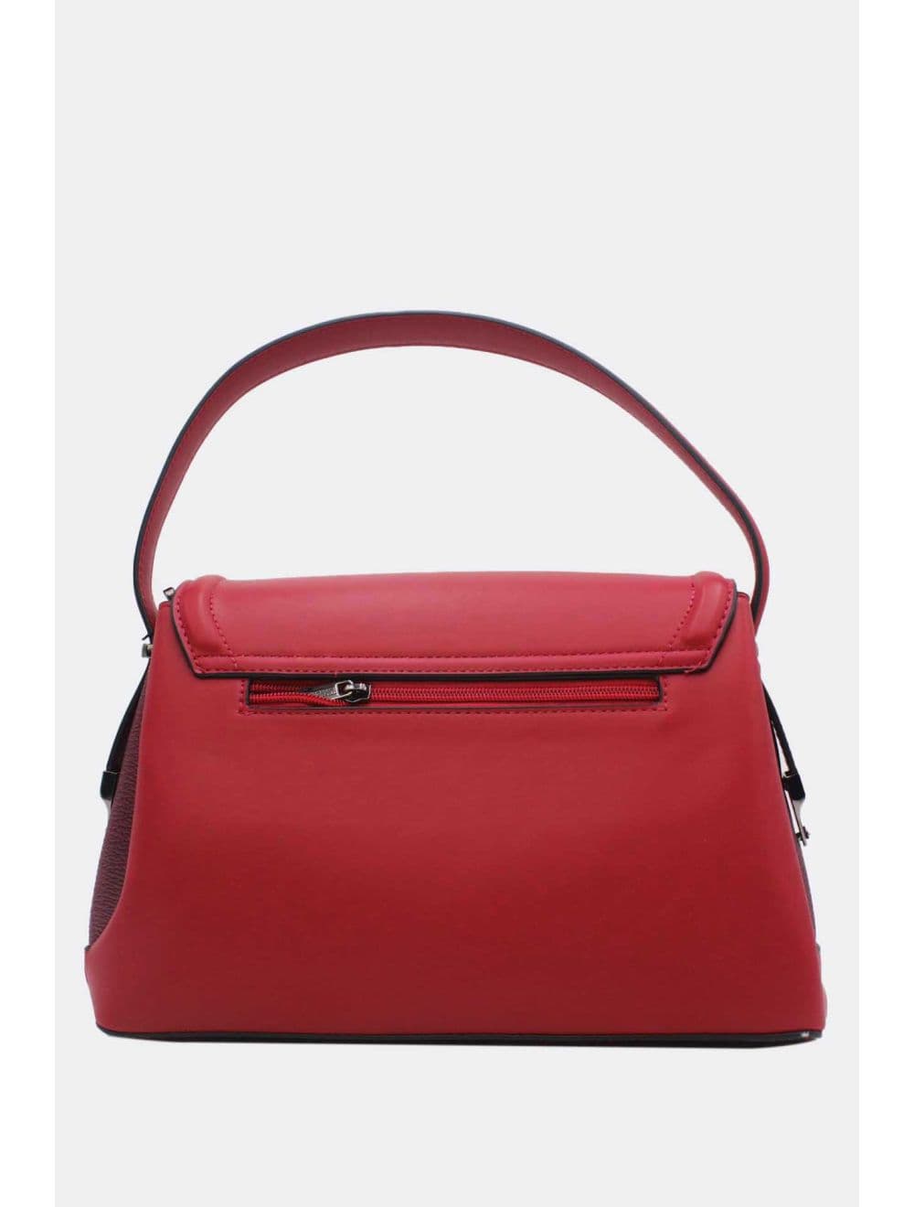 Sac Porté Épaule Bi-matière Femme 25B-6287-Burgundy — vue 3