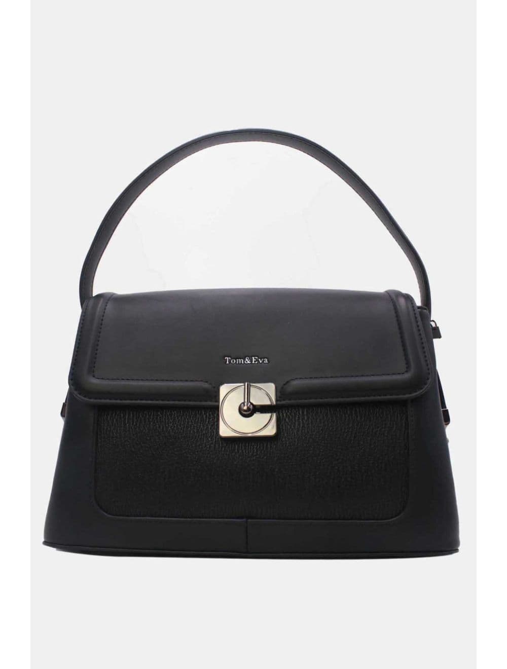 Sac Porté Épaule Bi-matière Femme 25B-6287-Noir