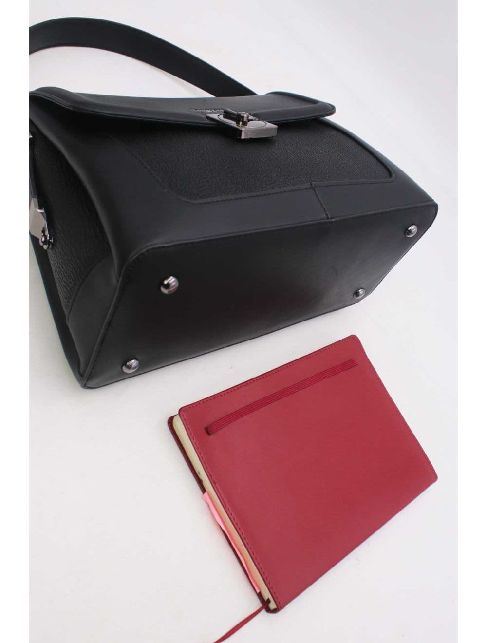 Sac Porté Épaule Bi-matière Femme 25B-6287-Noir — vue 4
