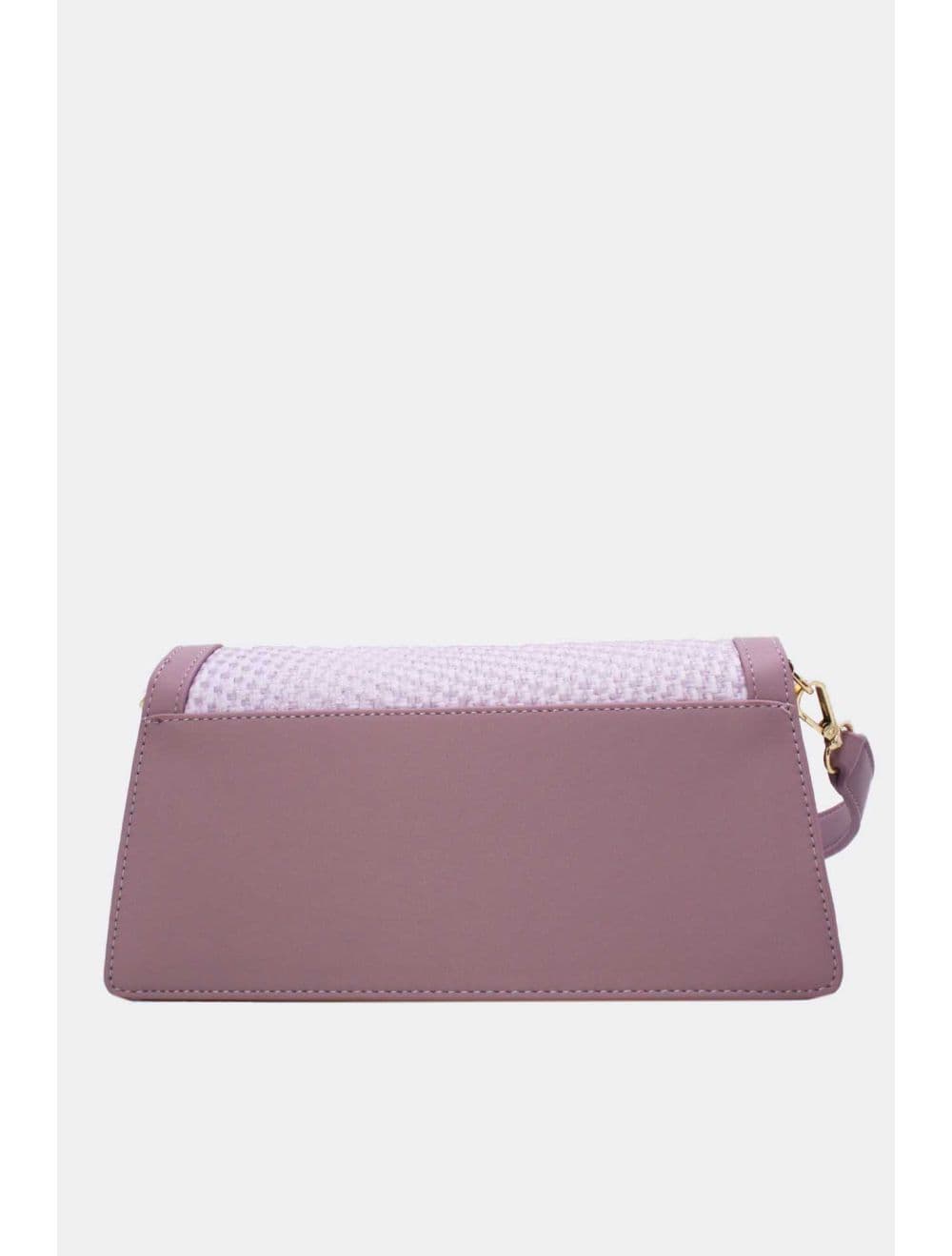 Sac Porté Épaule Effet En Paille 24P-6073-Violet — vue 3