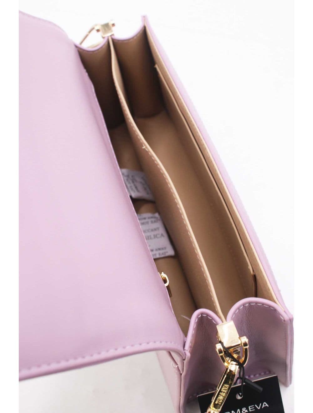 Sac Porté Épaule Effet En Paille 24P-6073-Violet — vue 5