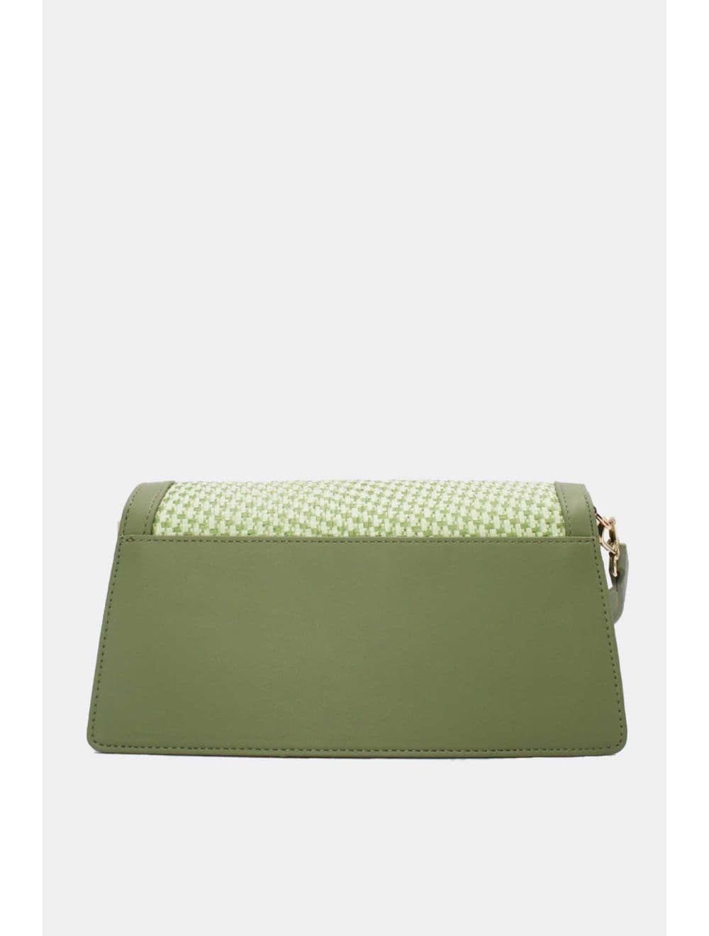 Sac Porté Épaule Effet En Paille 24P-6073-Vert — vue 3