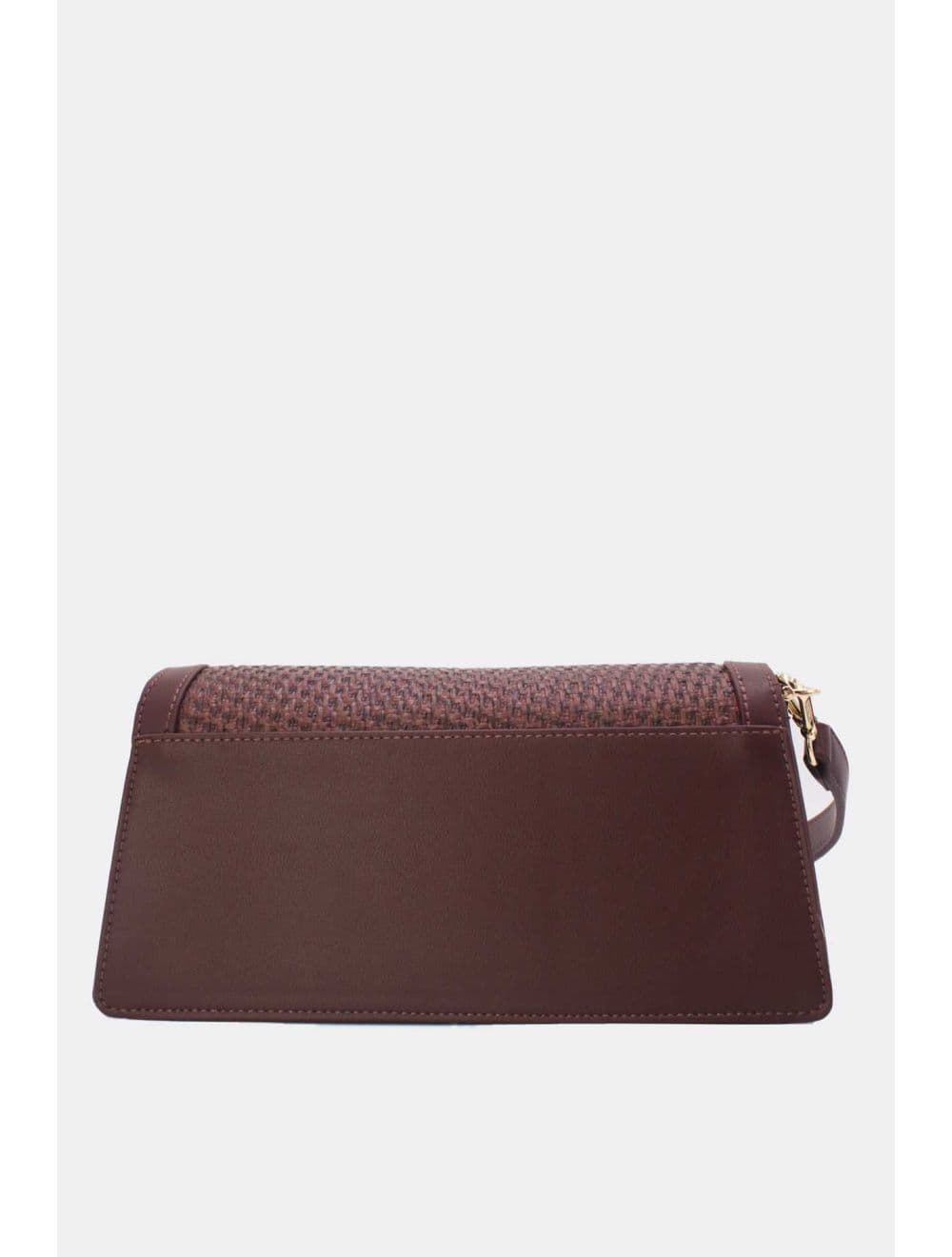 Sac Porté Épaule Effet En Paille 24P-6073-Café — vue 3