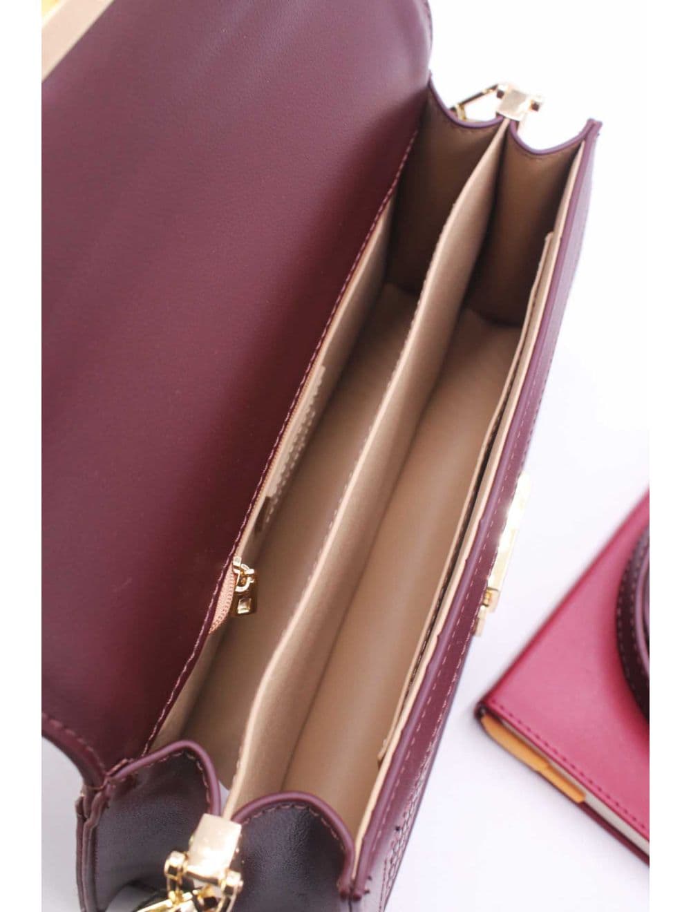 Sac Porté Épaule Effet En Paille 24P-6073-Café — vue 5