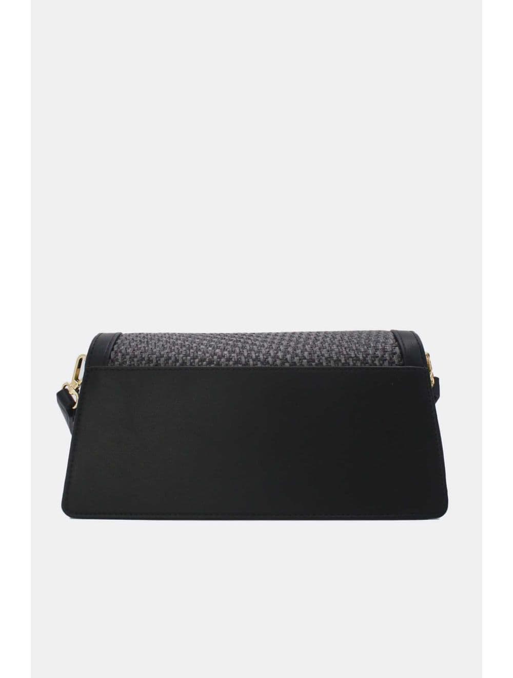 Sac Porté Épaule Effet En Paille 24P-6073-Noir — vue 3