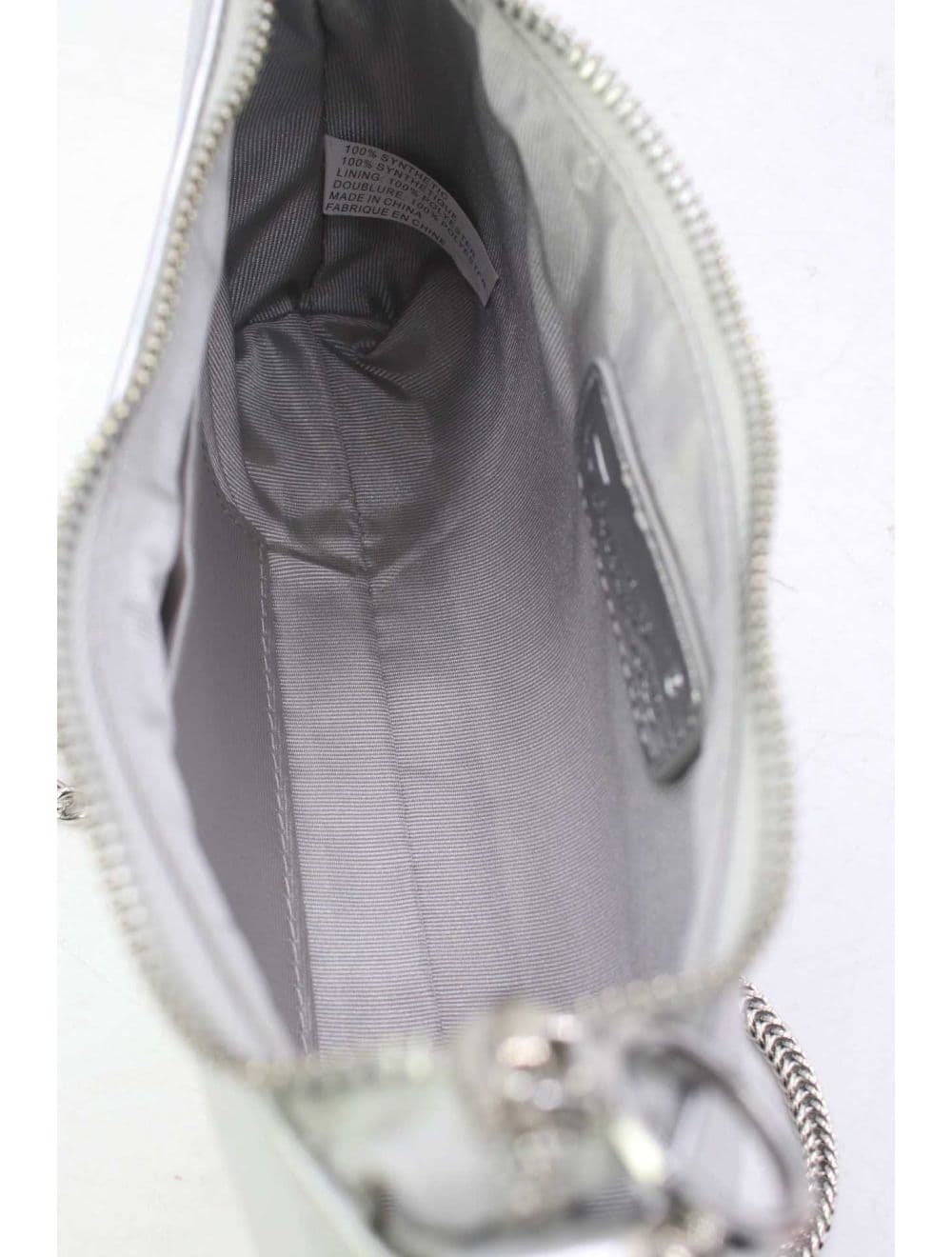 Pochette Porté Épaule Avec Chaîne 25P-6328-Argenté — vue 6
