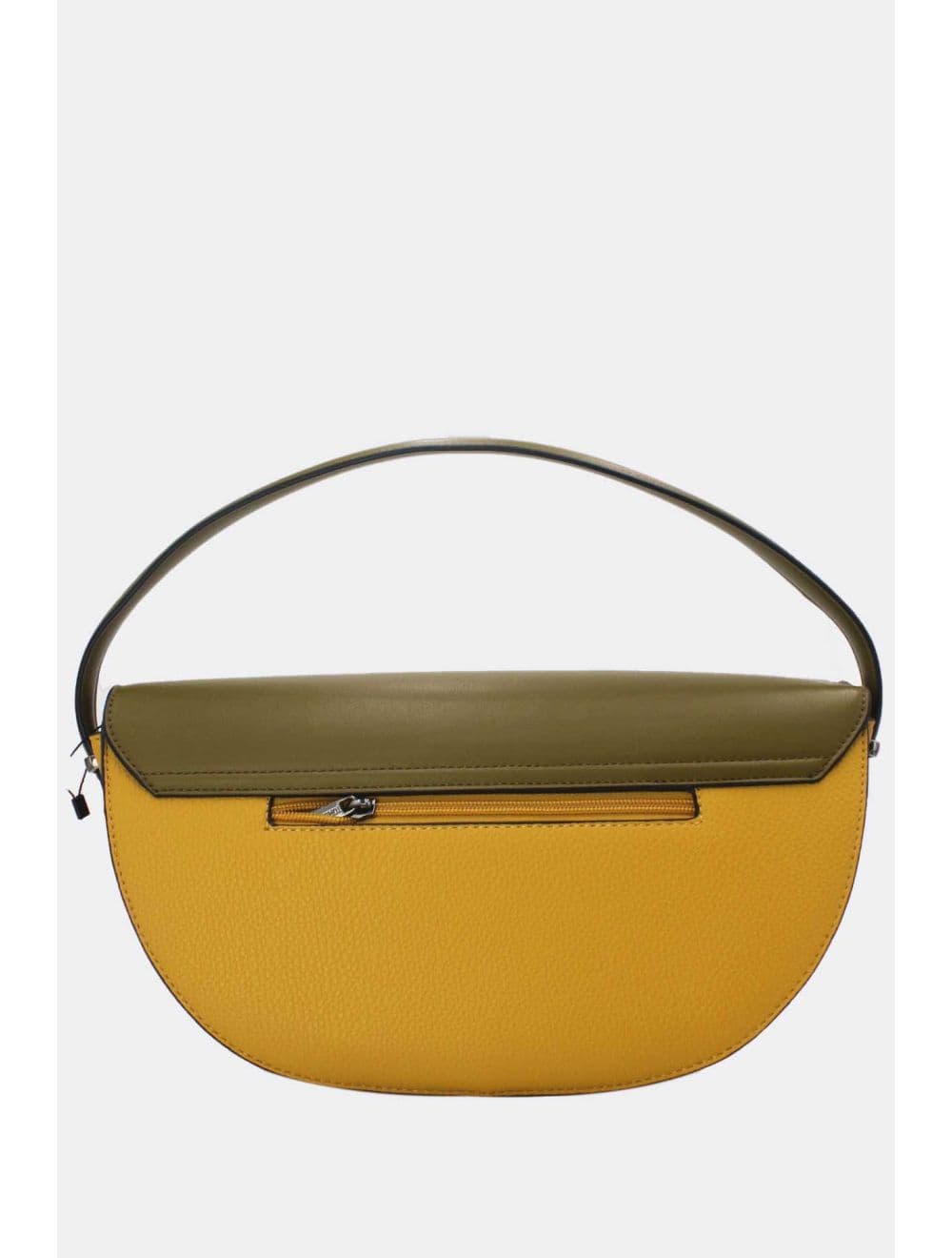 Sac Porté Épaule Bicolores Femme 25B-6299-Yellow/Green — vue 3