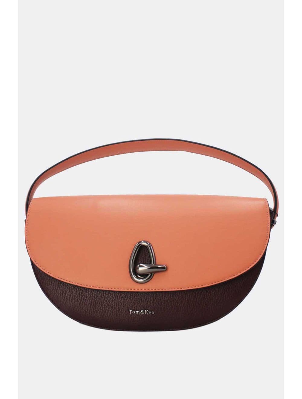 Sac Porté Épaule Bicolores Femme 25B-6299-Burgundy/Pink