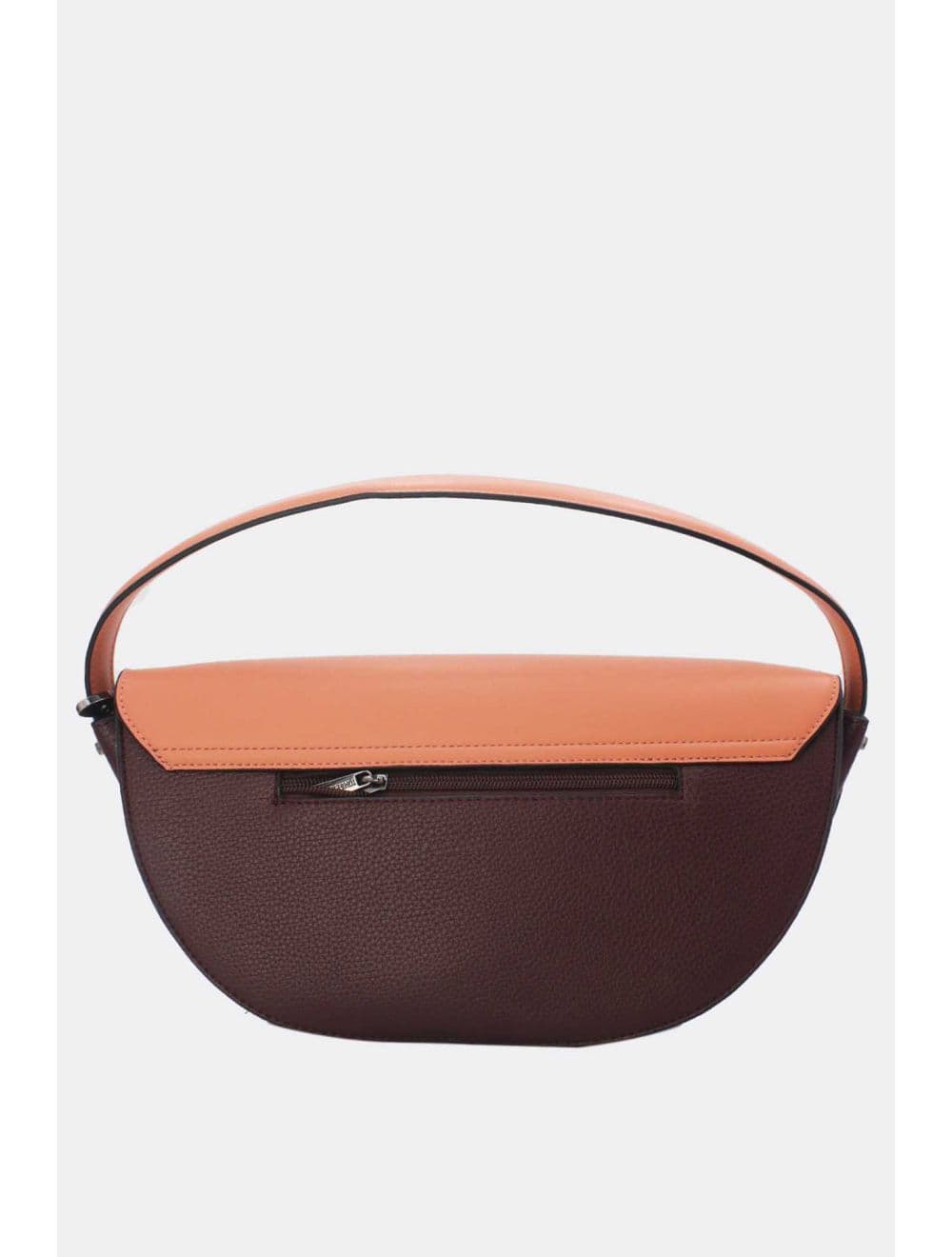 Sac Porté Épaule Bicolores Femme 25B-6299-Burgundy/Pink — vue 3