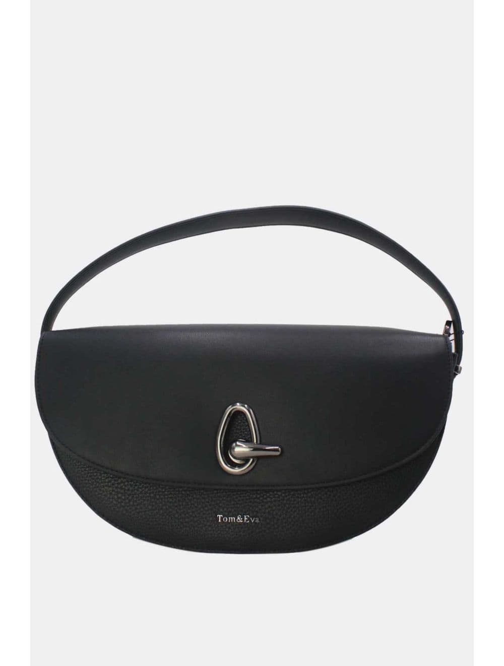 Sac Porté Épaule Bicolores Femme 25B-6299-Noir