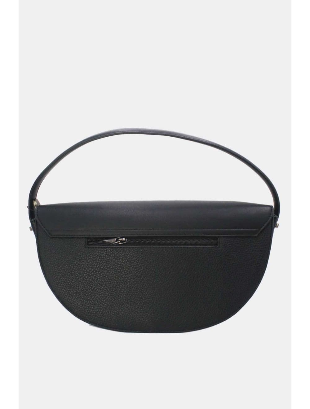 Sac Porté Épaule Bicolores Femme 25B-6299-Noir — vue 3