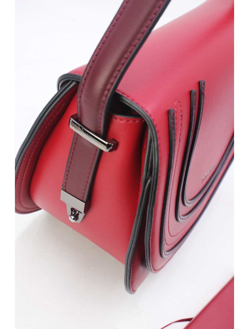 Sac Porté Épaule Vintage 25B-6292-Burgundy — vue 5