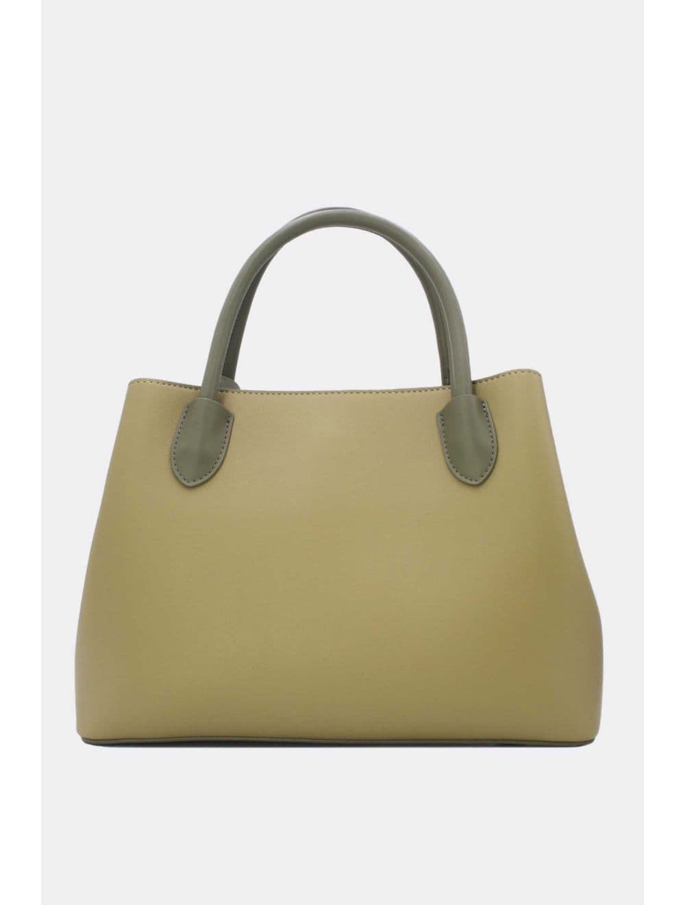 Sac à Main Effet Cuir Lisse Avec Pendentif 25B-6219-Vert — vue 3