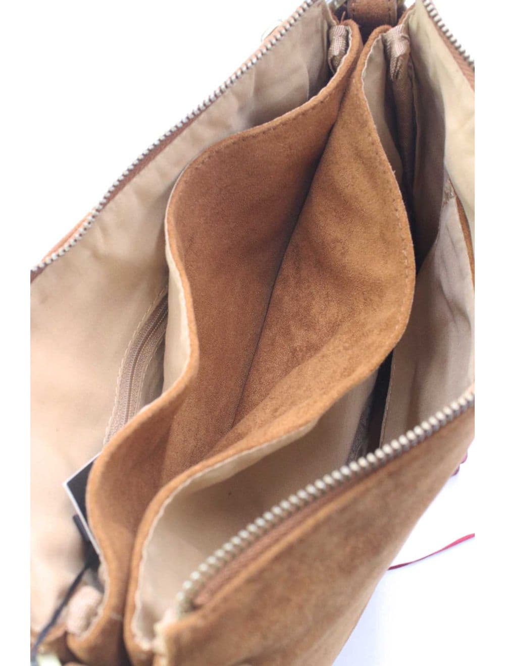 Sac Porté Épaule Velours et Clouté 25B-6178-Marron — vue 5