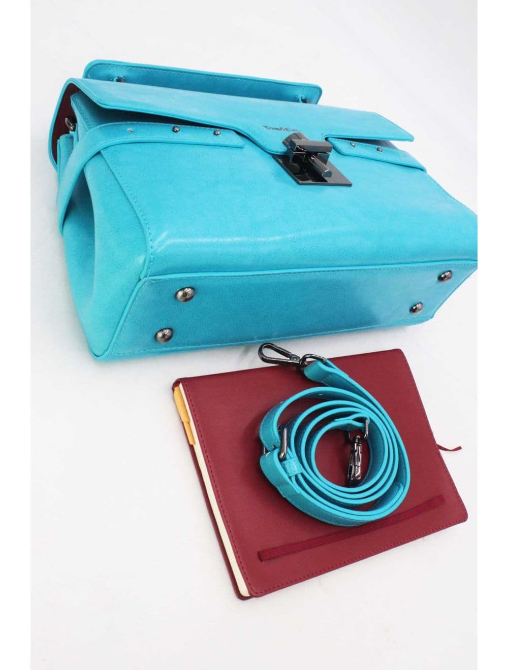 Sac à Main Style Vintage 25B-6154-Bleu — vue 5
