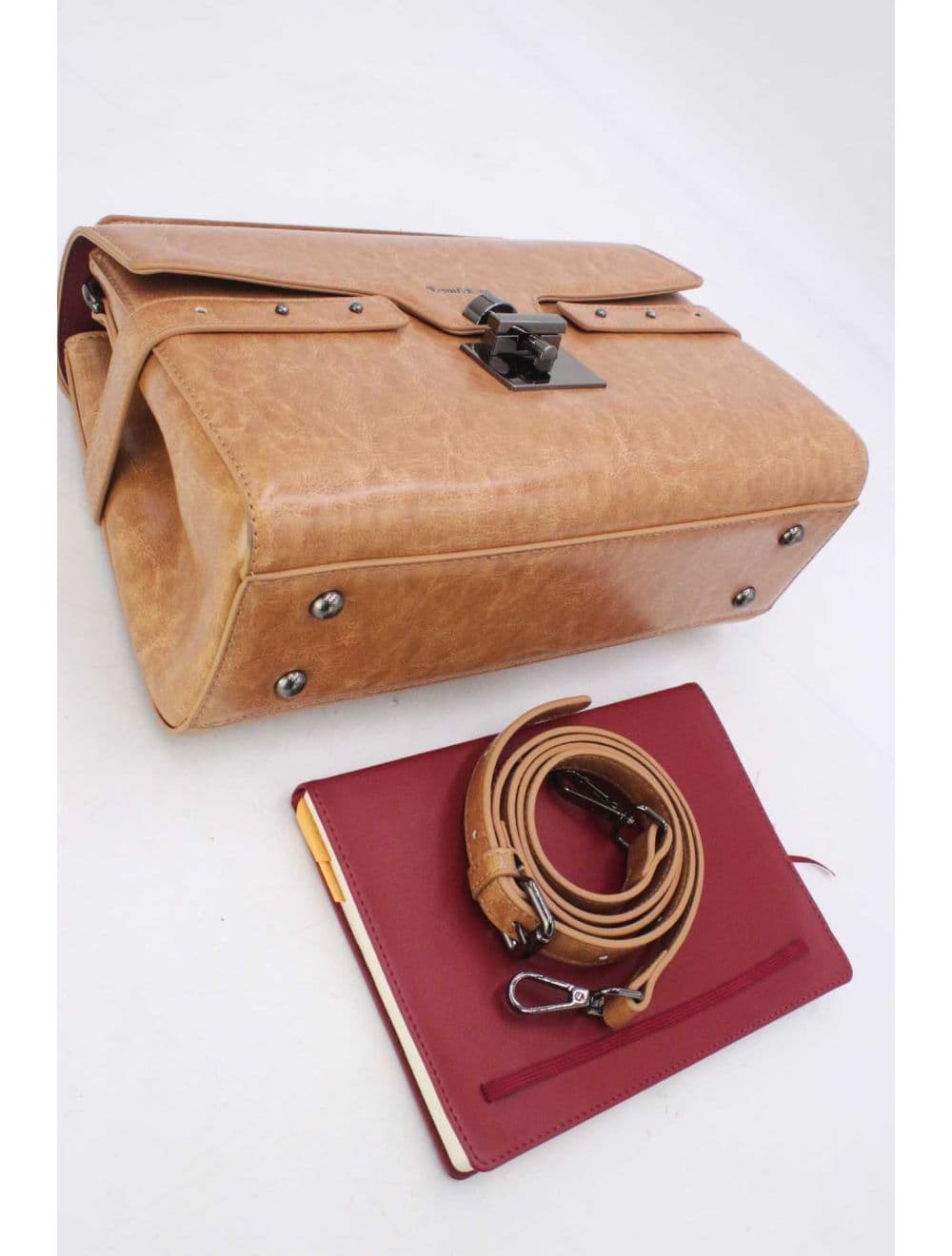 Sac à Main Style Vintage 25B-6154-Abricot — vue 5