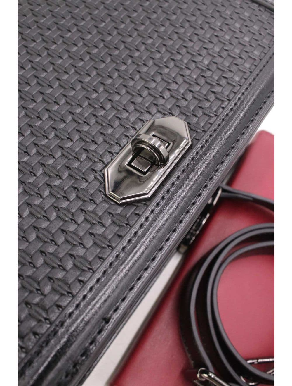 Sac Porté Épaule Vintage 25B-6236-Noir
