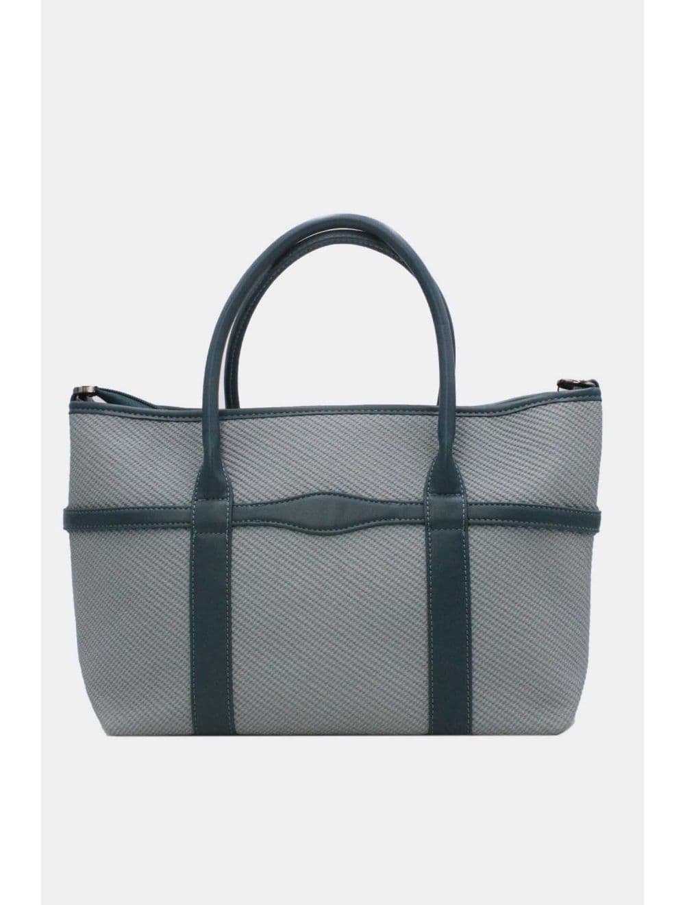 Sac à Main Effet Tissu Transformable 25B-6153-Bleu — vue 3