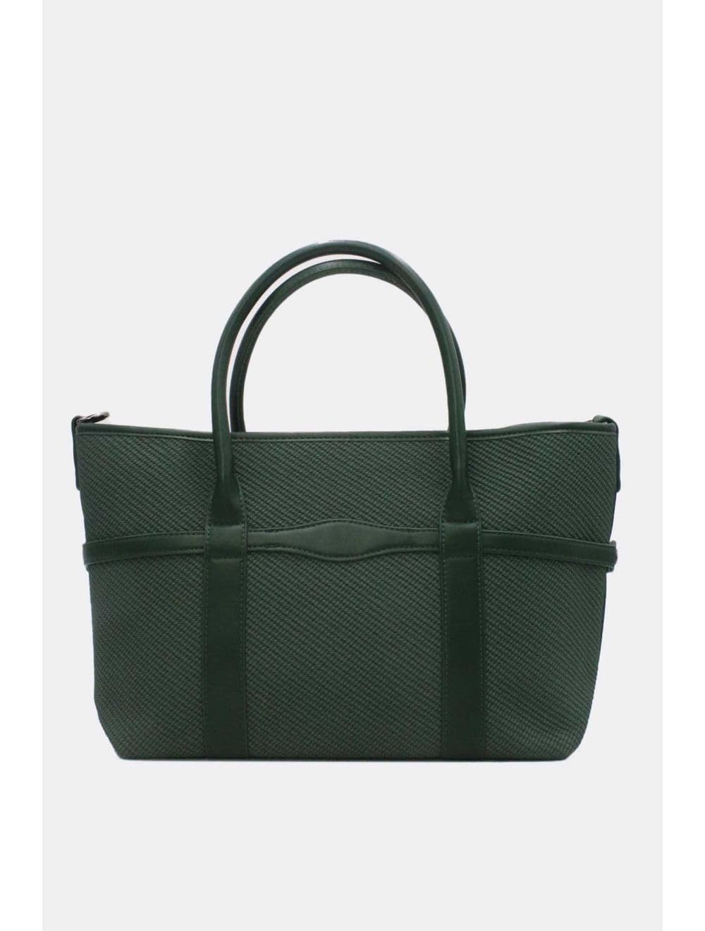 Sac à Main Effet Tissu Transformable 25B-6153-Vert — vue 4