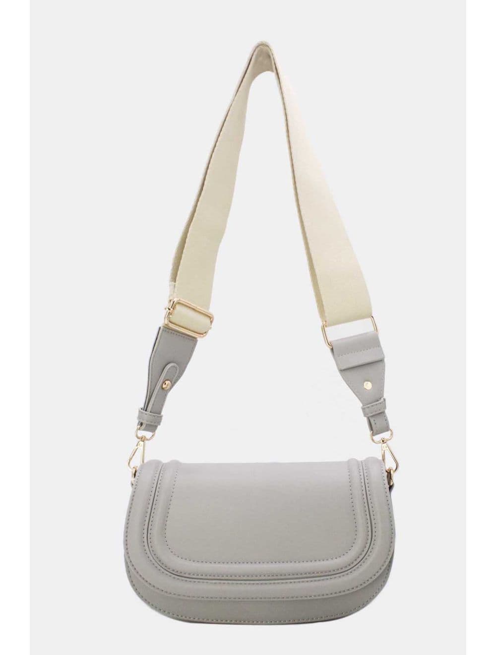 Sac à Bandoulière à Rabat 24P-5991-Gris Clair