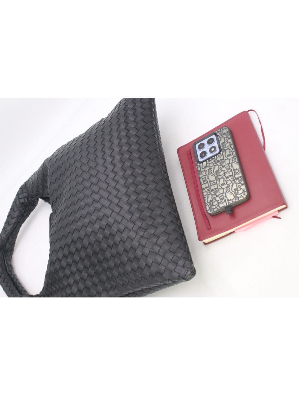 Sac Porté Épaule Tressé 25P-6175-Noir — vue 4