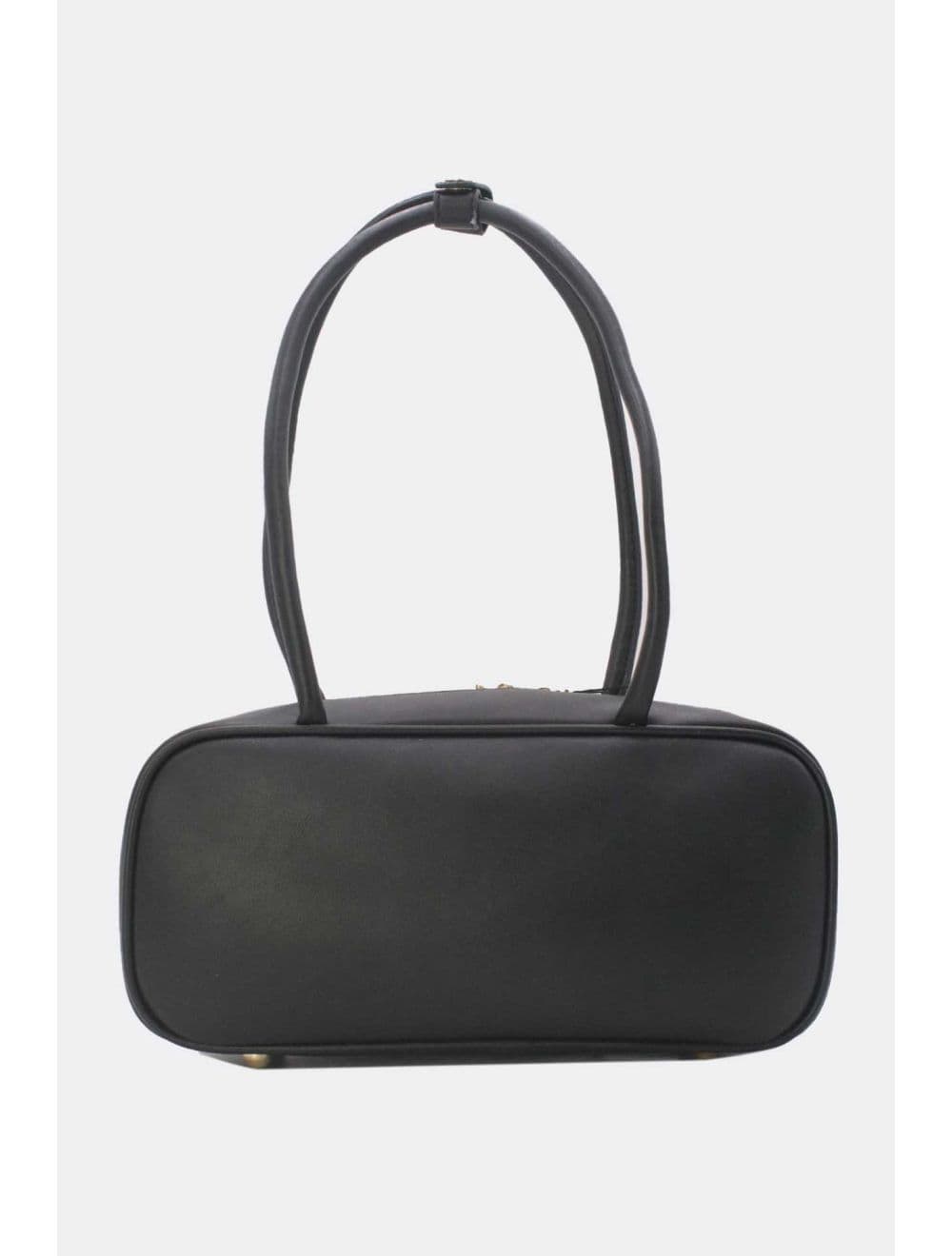 Sac Porté Épaule Bi-matière Tressé 25P-6172-Noir — vue 3