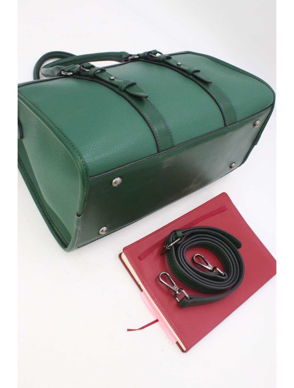 Sac Docteur Effet En Paille 25B-6228-Vert — vue 4
