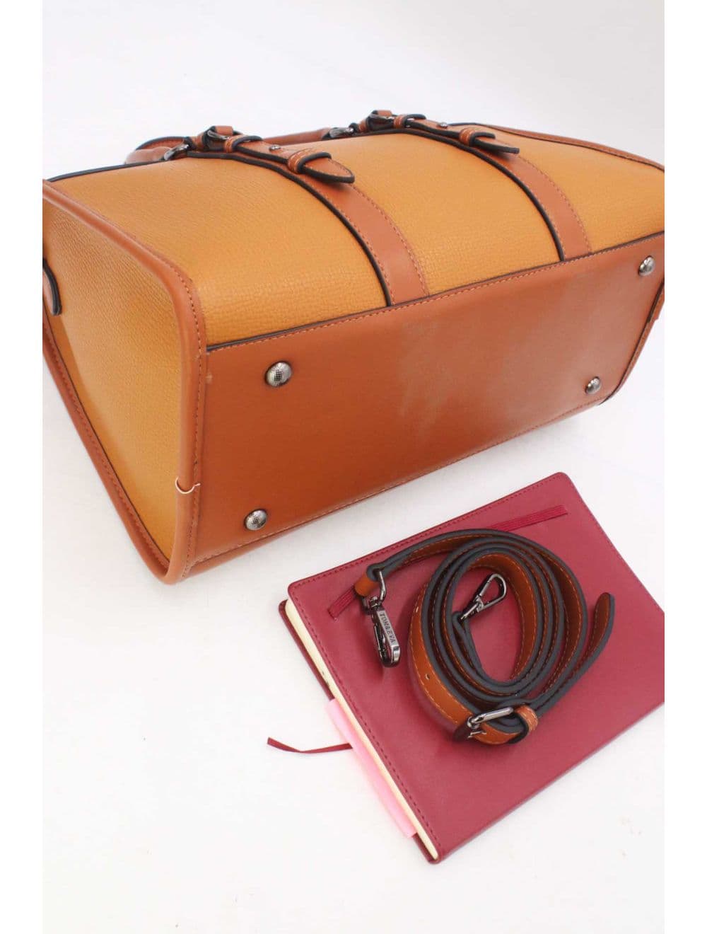 Sac Docteur Effet En Paille 25B-6228-Marron — vue 4