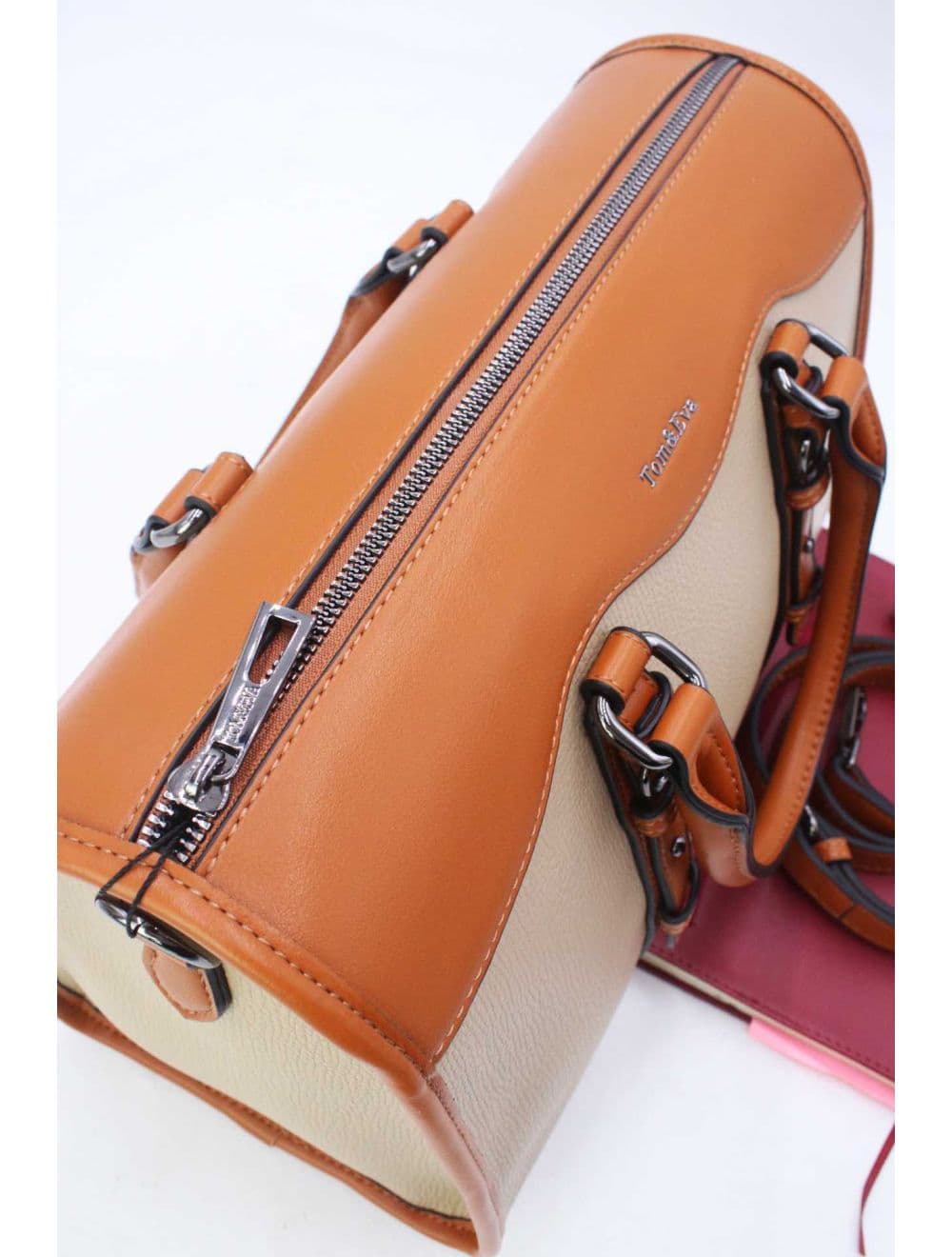 Sac Docteur Effet En Paille 25B-6228-Abricot — vue 5