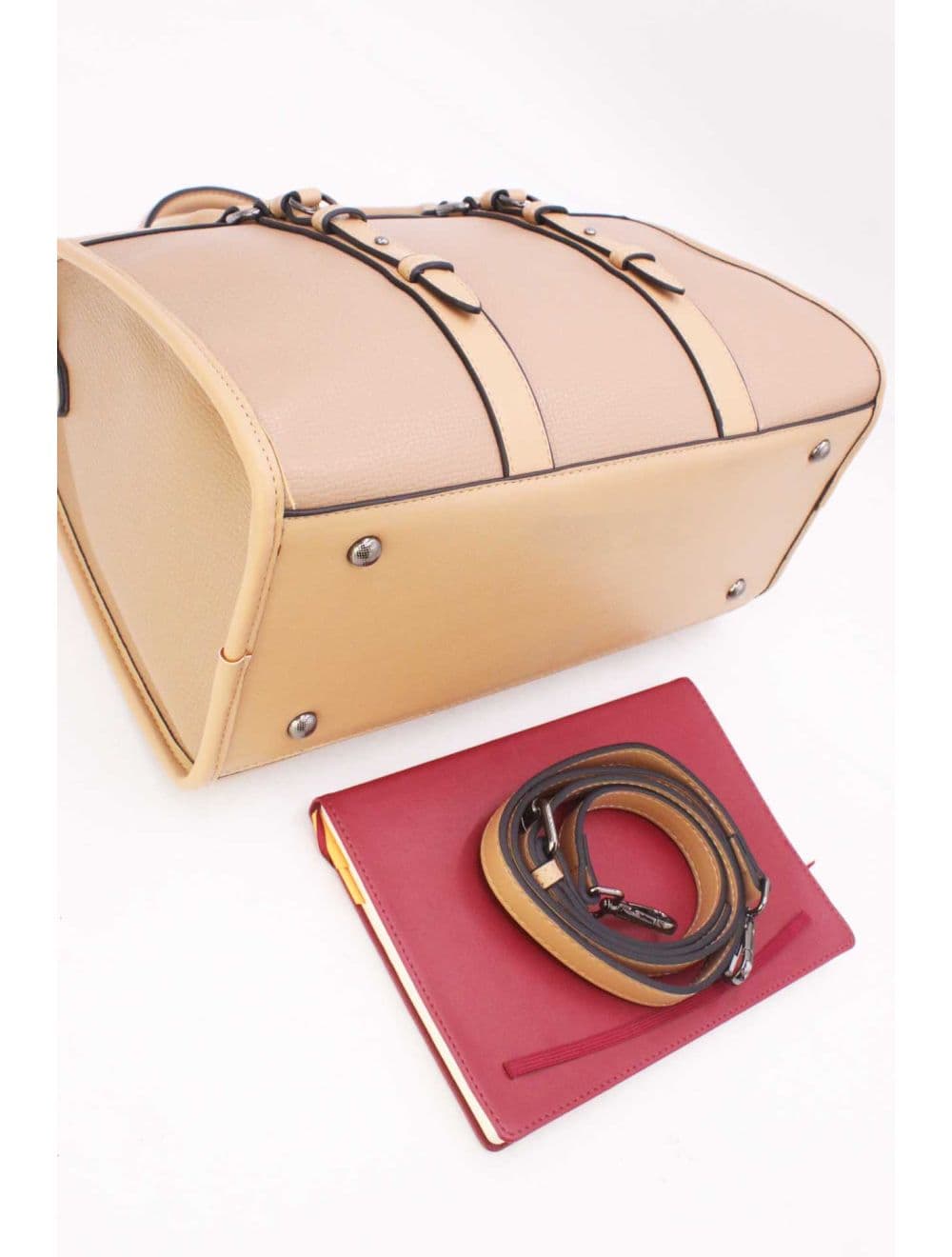 Sac Docteur Effet En Paille 25B-6228-Kaki — vue 4