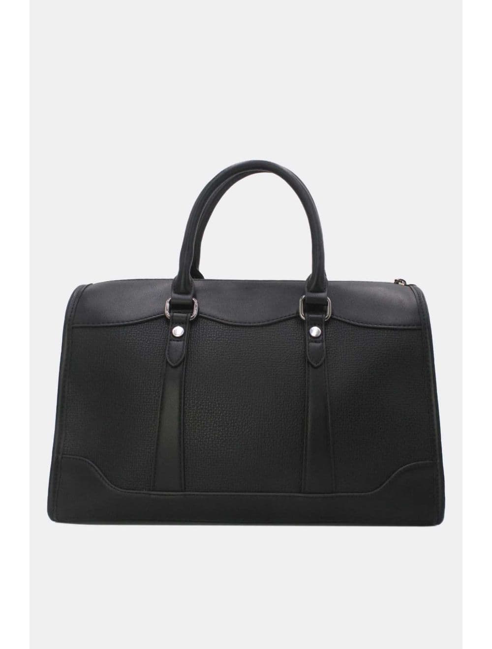 Sac Docteur Effet En Paille 25B-6228-Noir — vue 4