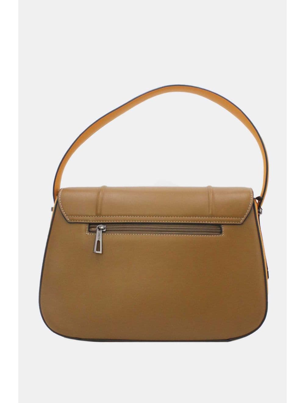 Sac Double Porté Bicolore 25B-6227-Taupe/Yellow — vue 4