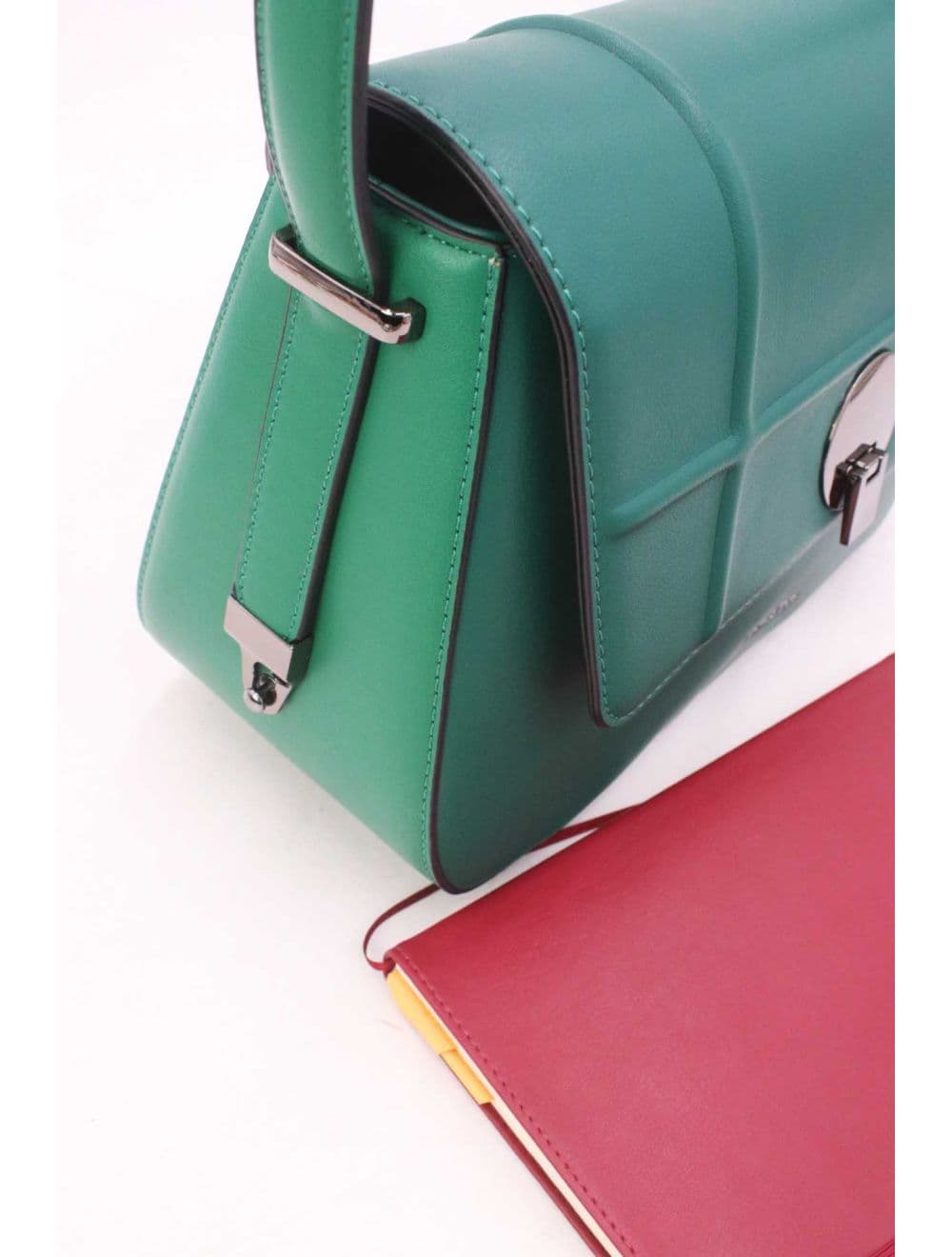 Sac Double Porté Bicolore 25B-6227-Vert — vue 5