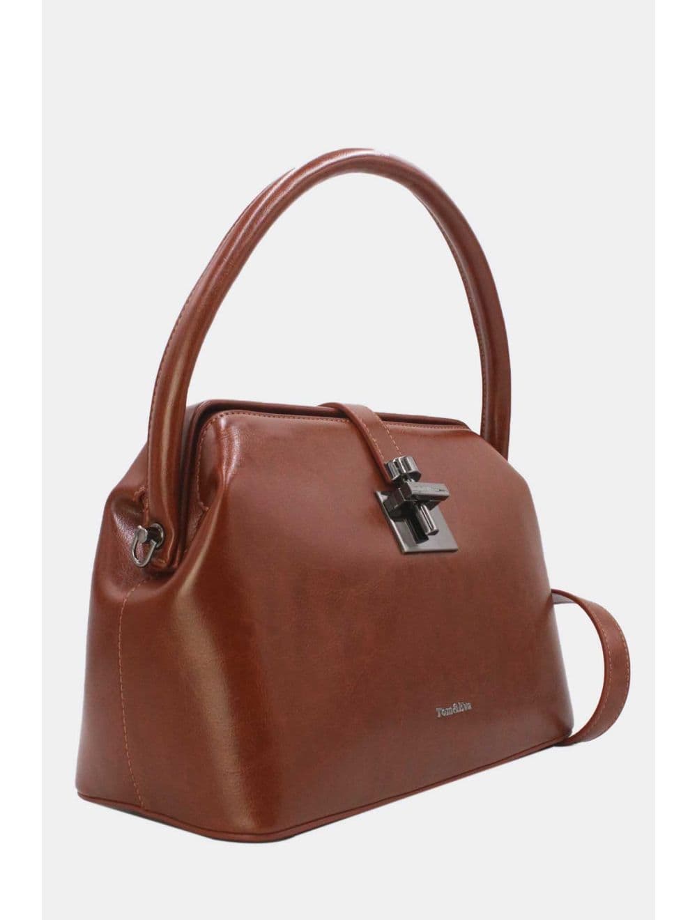 Sac Médecin Effet Cuir Vintage 25B-6180-Marron — vue 2