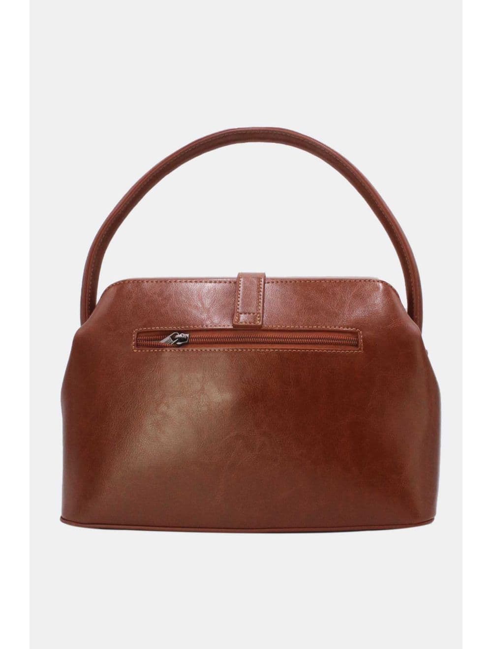 Sac Médecin Effet Cuir Vintage 25B-6180-Marron — vue 3