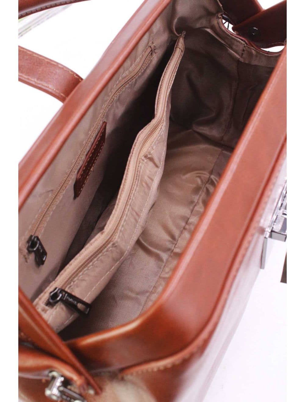 Sac Médecin Effet Cuir Vintage 25B-6180-Marron — vue 5
