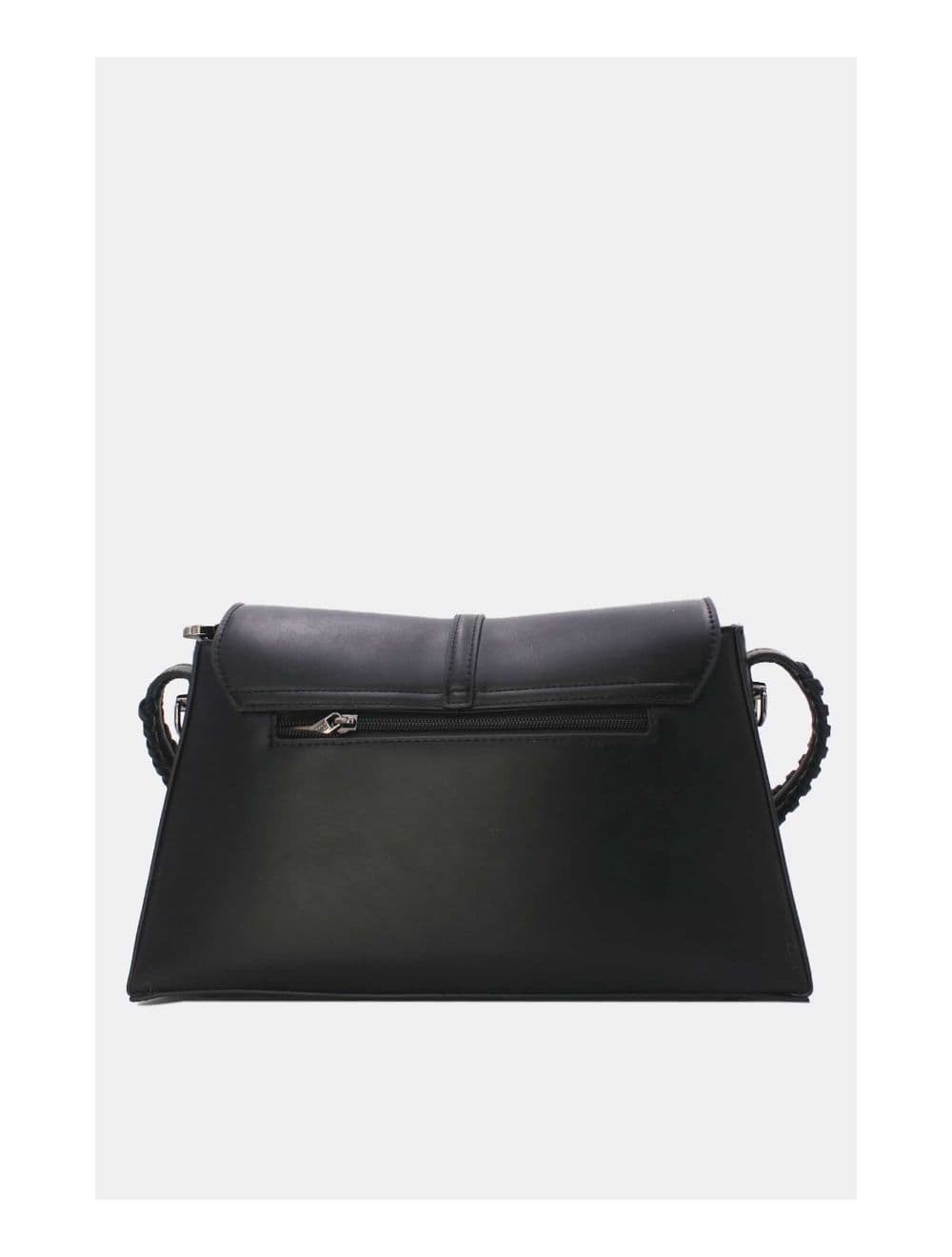 Sac Porté Épaule  à Coutures 24B-6126-Noir — vue 3