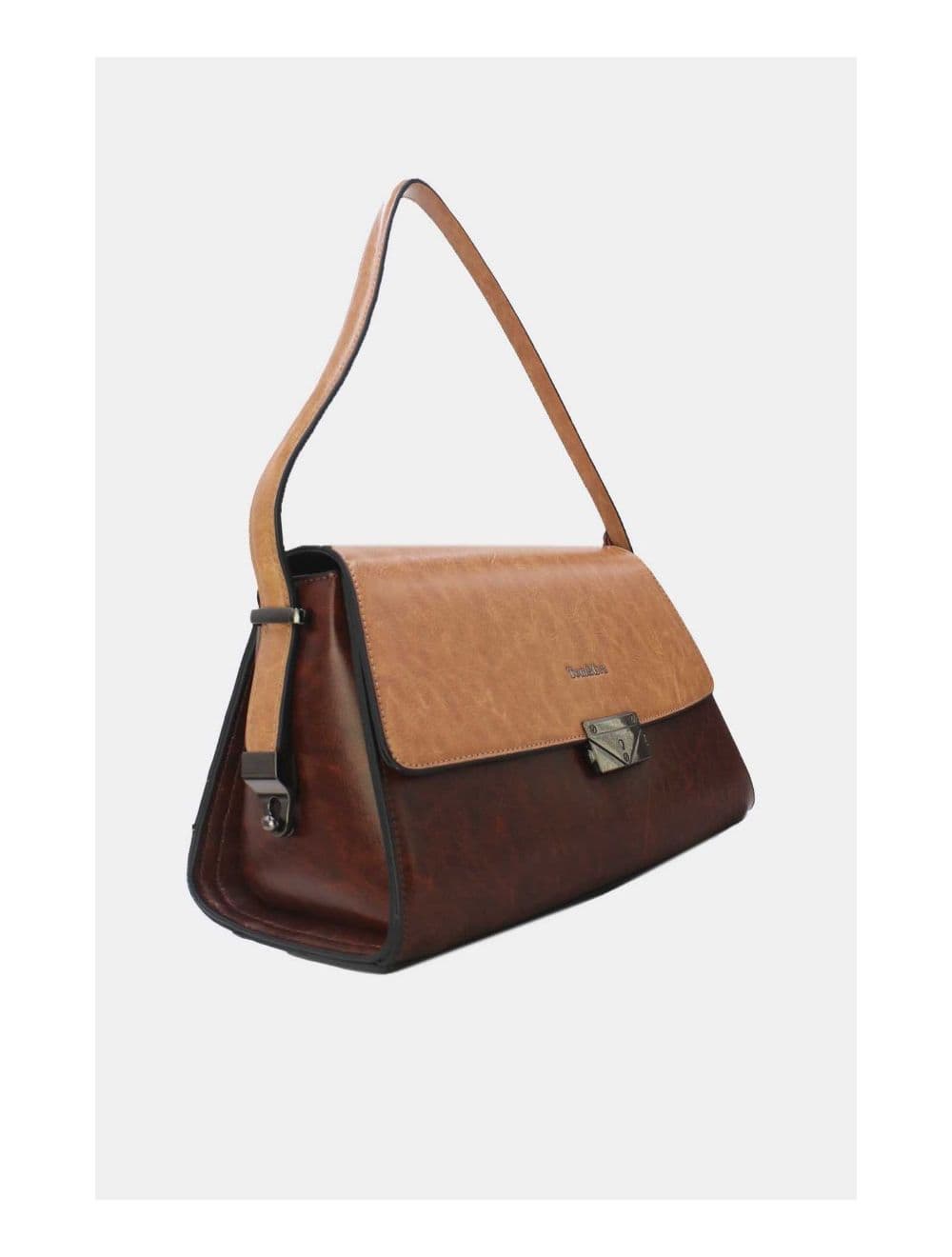 Sac Porté Épaule Vintage 24B-6127-Coffee/Apricot — vue 3