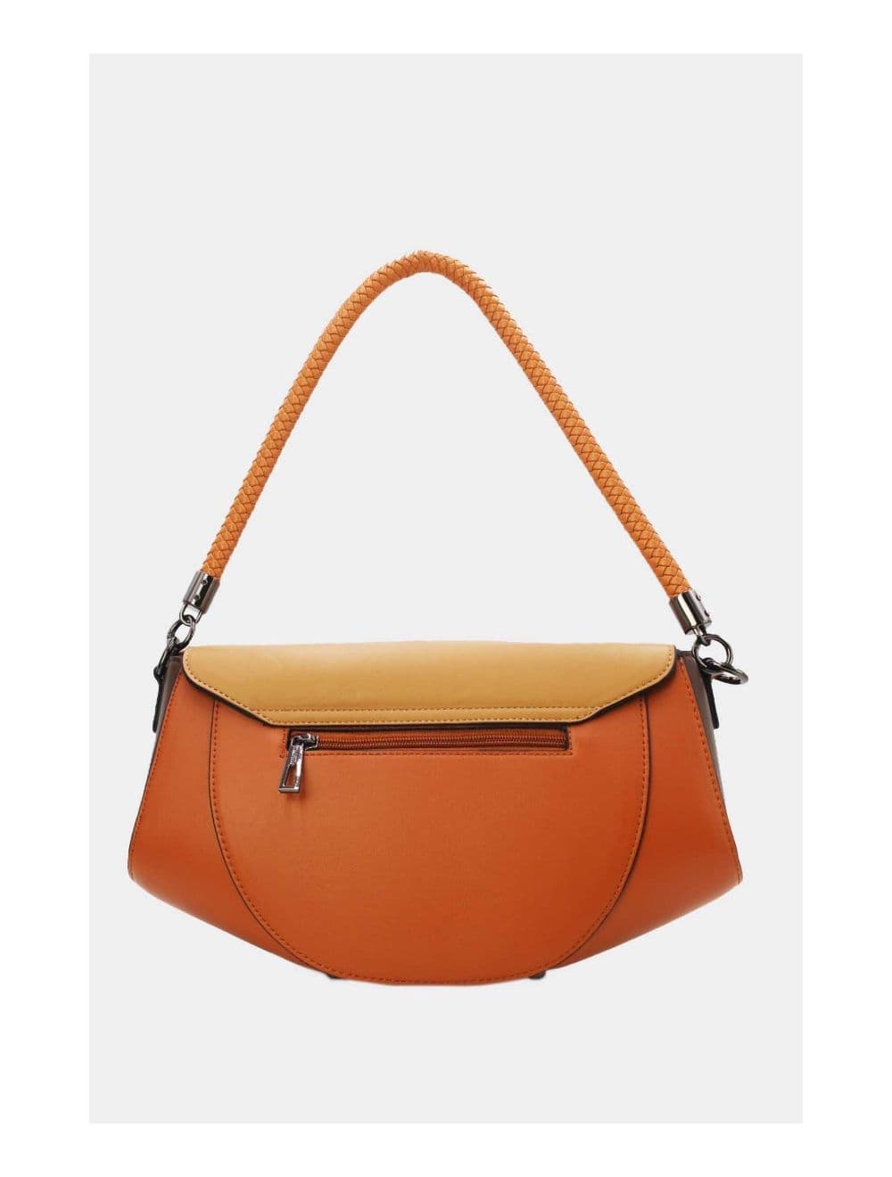 Sac Porté Épaule Tricolore 24B-6012-Brown/Coffee/Apricot — vue 3