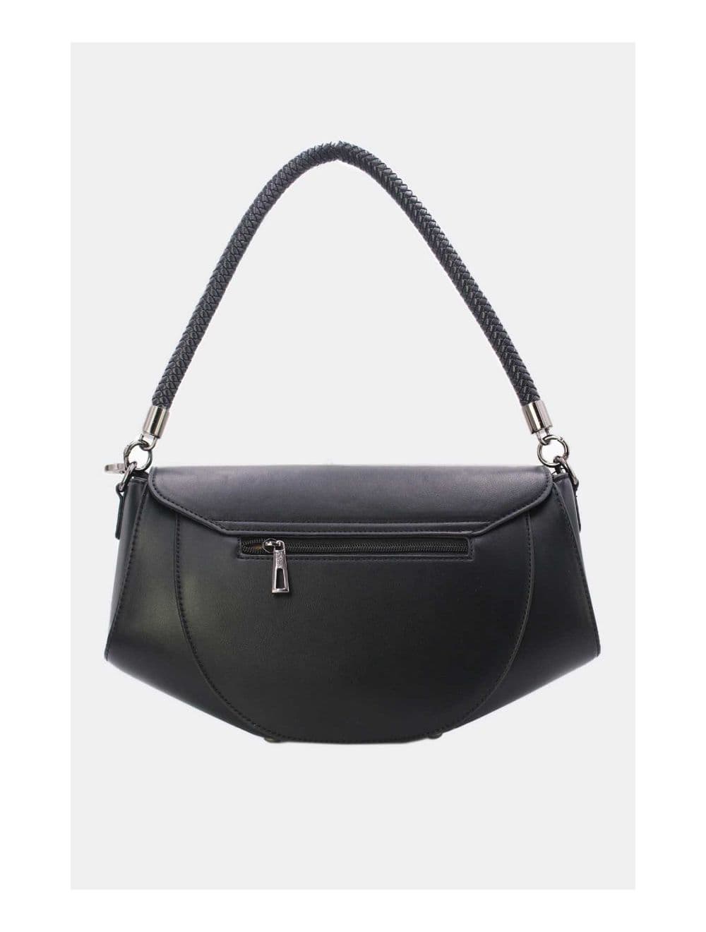 Sac Porté Épaule Tricolore 24B-6012-Noir — vue 4
