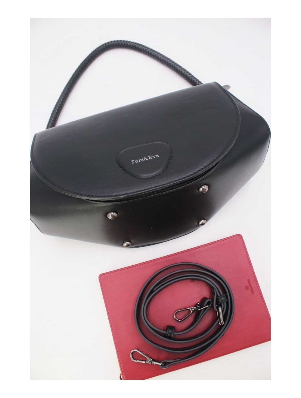 Sac Porté Épaule Tricolore 24B-6012-Noir — vue 5
