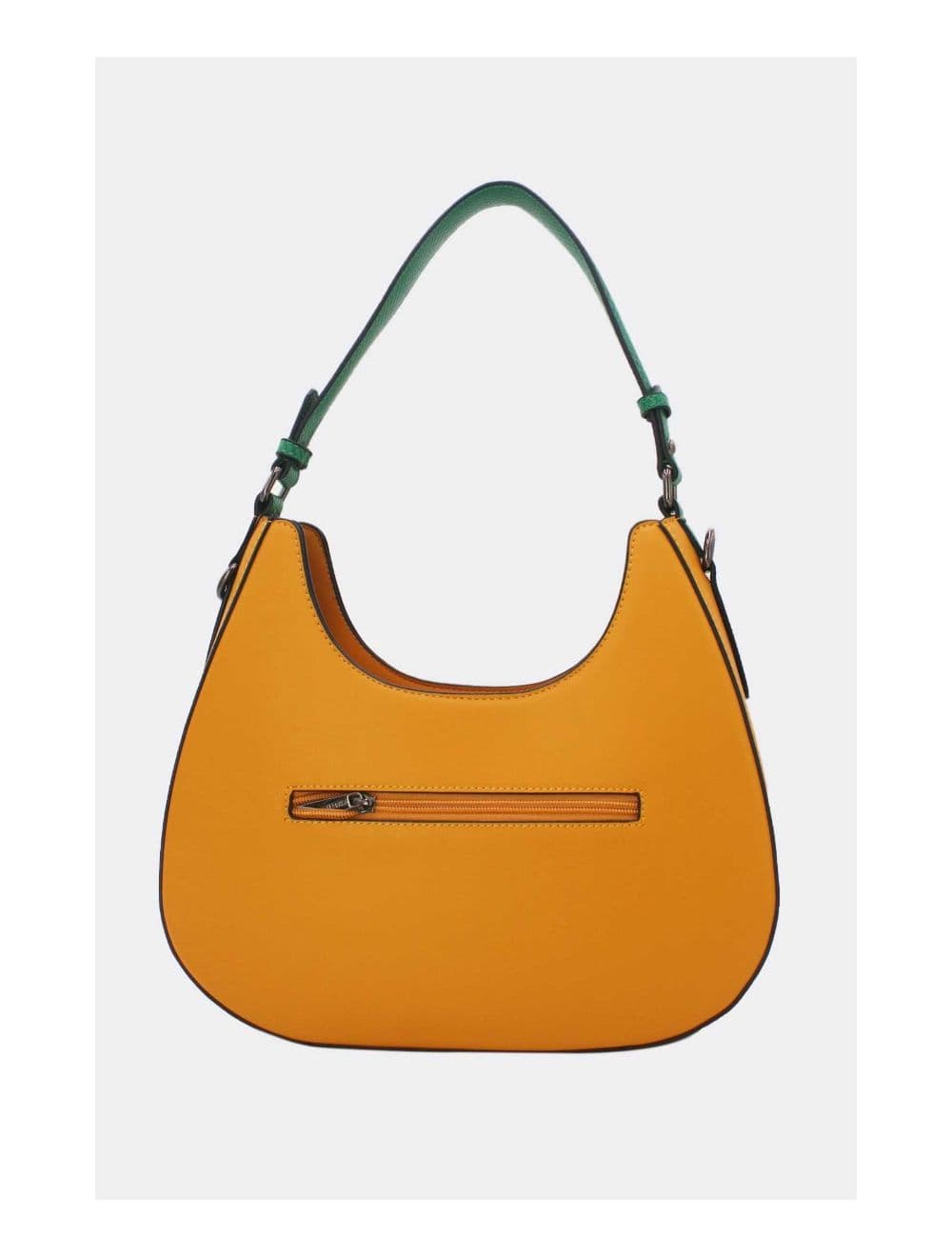 Sac Porté Épaule Effet Serpent 24B-6100-Yellow/Green — vue 4